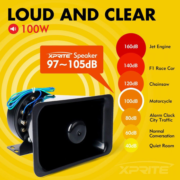 100 Watt High Performance Siren Speaker