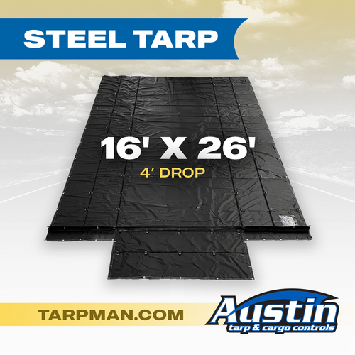 16' X 26' Steel Tarps w/end flap