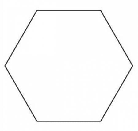 2-1/2in Hexagon Papers (50 pieces per bag)