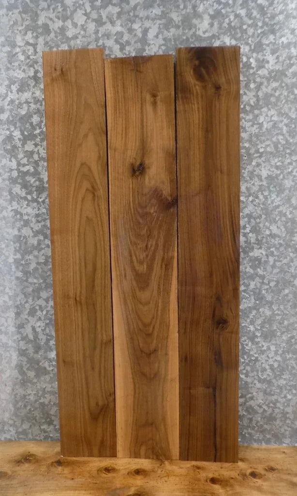 3- Reclaimed Black Walnut Craftwood Pack/Accent Table Top Slabs 43825