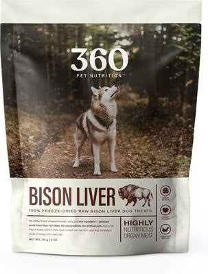 360 Pet Nutrition Grain-Free Freeze-Dried Dog Treats