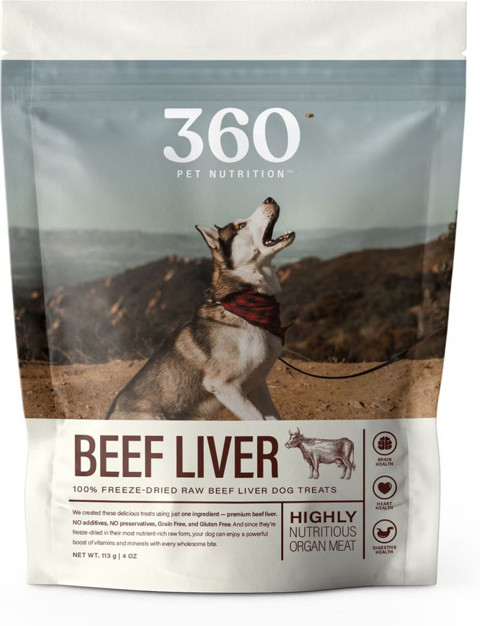 360 Pet Nutrition Grain-Free Freeze-Dried Dog Treats