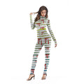 3D Human Skeleton Stage Performance Clothing Tight Elastic Jumpsuit - Bloomfield's