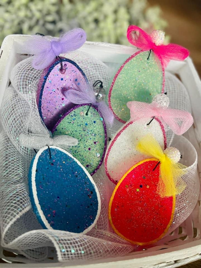 #44 {FANCY EASTER EGG} Jewel + Bow Random Colors Car Scent