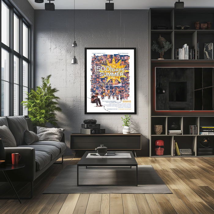 "500 Days of Summer" (2008) Framed Movie Poster