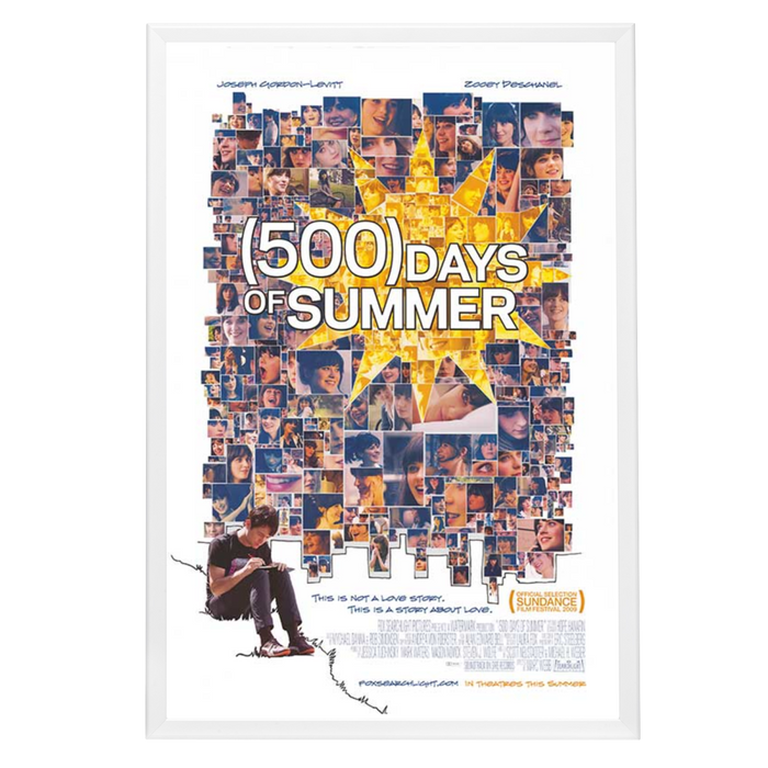 "500 Days of Summer" (2008) Framed Movie Poster