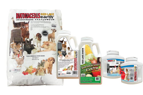 Absorbent Products Red Lake Earth Diatomaceous with Calcium Bentonite