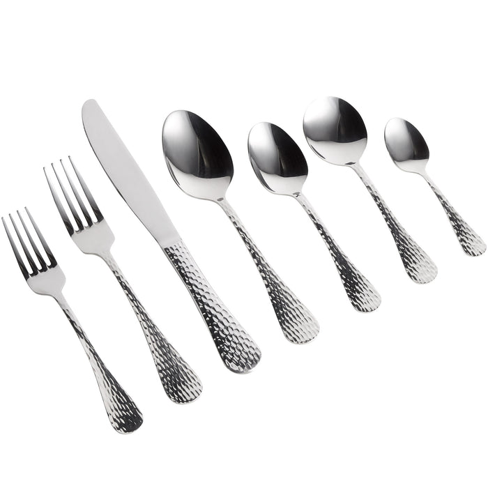 Acopa Industry 7 1/2" 18/0 Stainless Steel Heavy Weight Dinner Fork - 12/Pack