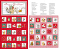Advent Calendar Red Panel- Christmas at Pooh Corner