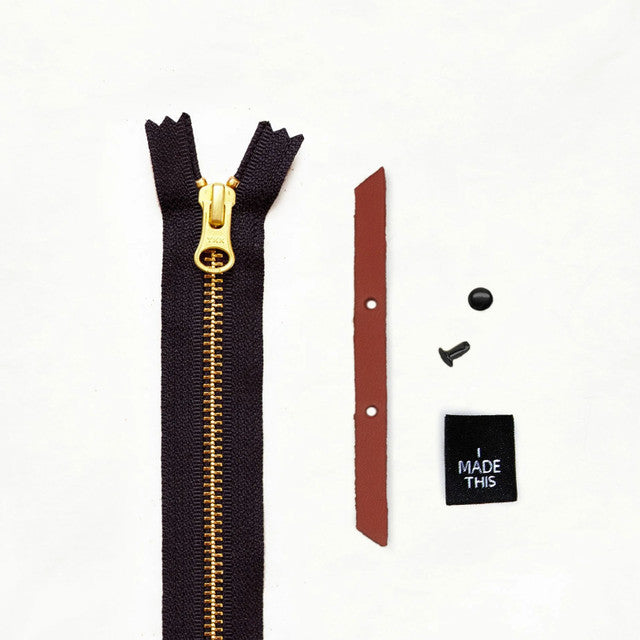 Alberta Crossbody Chestnut Leather & Matte Black Hardware Kit