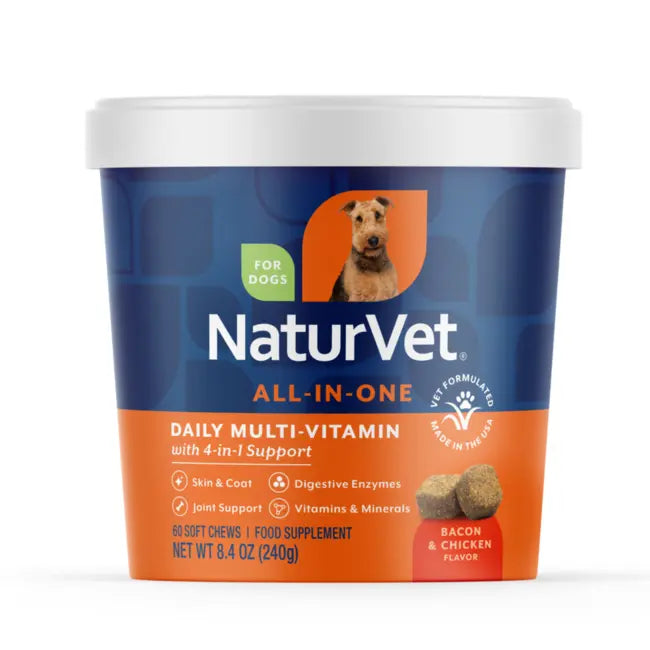 ALL-IN-ONE SOFT CHEW 60ct (digestion, skin and coat, joint support and vitamins and minerals)