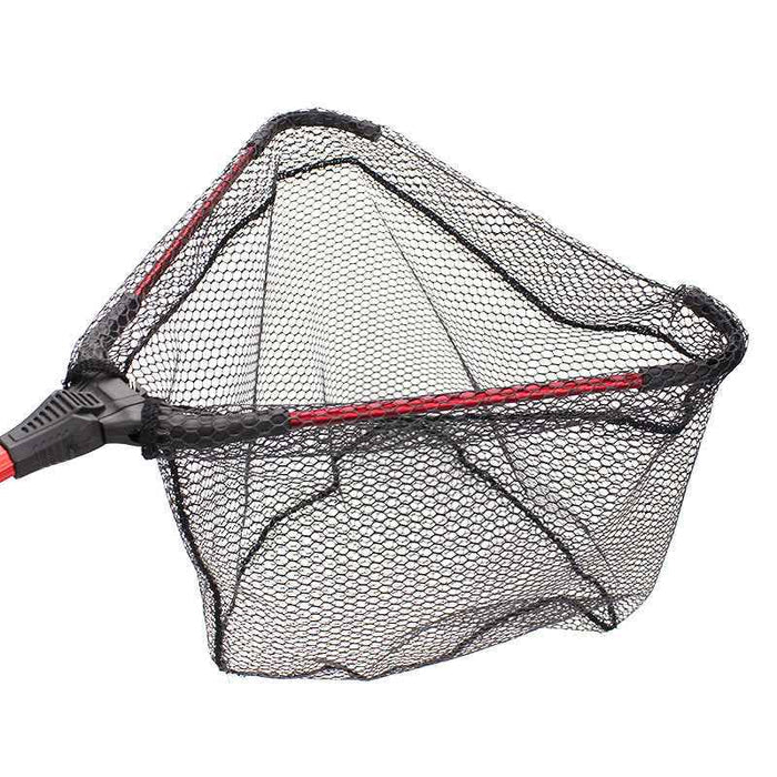 Aluminum Alloy Single Section Triangular Folding Dip Net Fly Fisherman Viscose Metal Thin