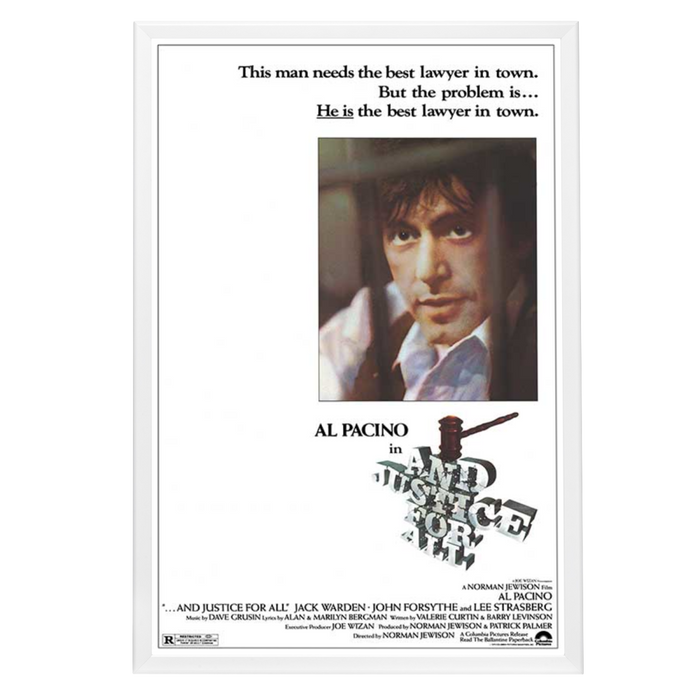 "And Justice For All" (1979) Framed Movie Poster