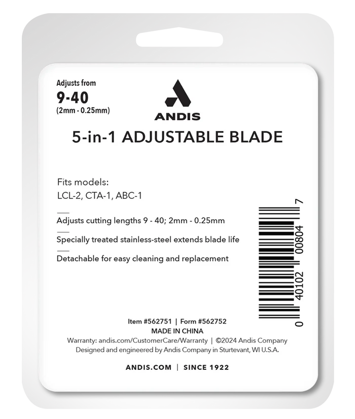 Andis 5-in-1 Adjustable Animal Blade