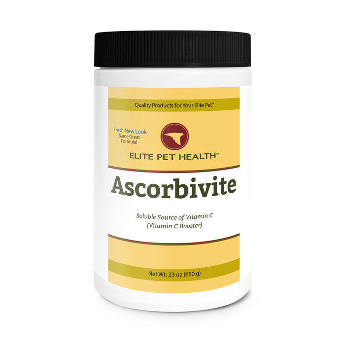 Container of Elite Pet Health Ascorbivite