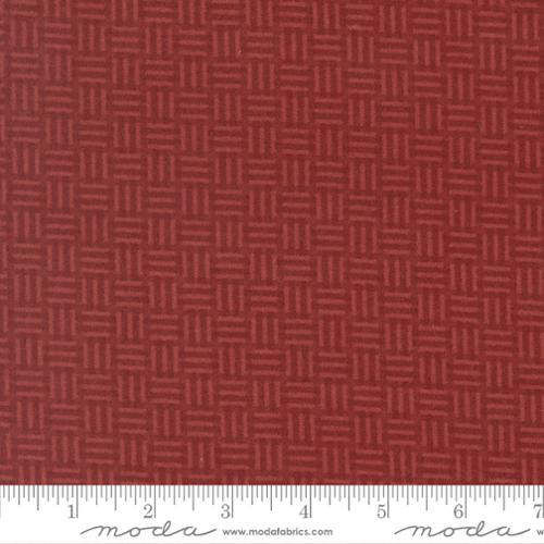 Barn Red Basketweave Blenders- Flannel Season