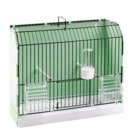 Green Exposition Cage with Black Grid