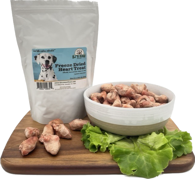 BJ’s Raw Freeze Dried Chicken Heart Treat