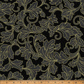 Black/Gold Scroll- Christmas Wish