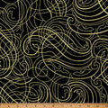 Black/Gold Swirls- Christmas Wish