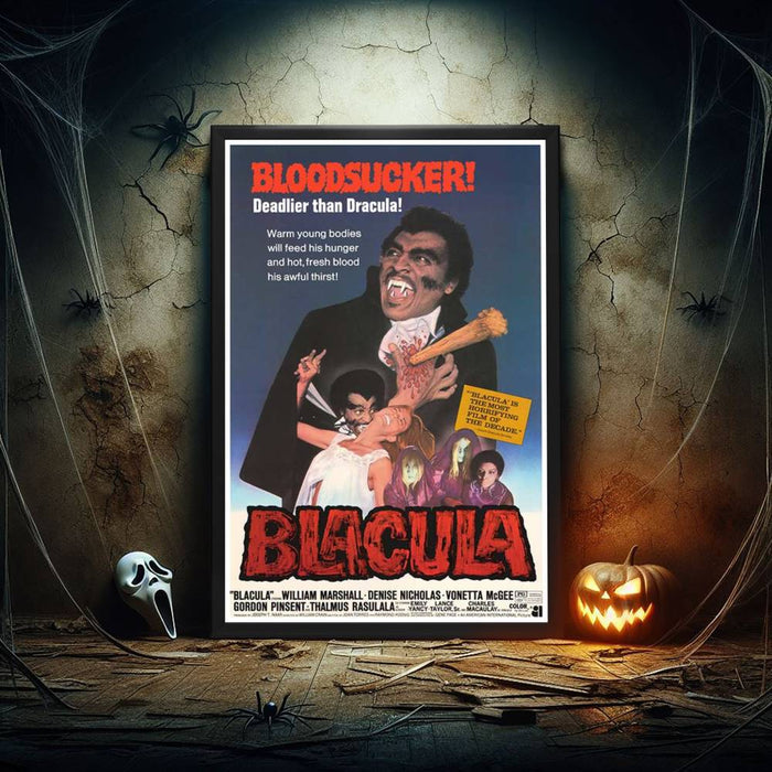 "Blacula" (1972) Framed Movie Poster