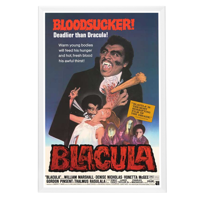 "Blacula" (1972) Framed Movie Poster