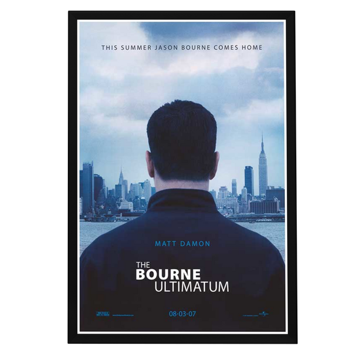 "Bourne Ultimatum" (2007) Framed Movie Poster