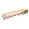 Brugge Box Feeder w/ Hinges, Wood
