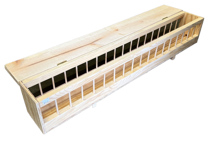 Brugge Box Feeder w/ Hinges, Wood