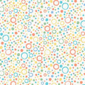 Bubbles Light Cream Flannel- Little Squirt