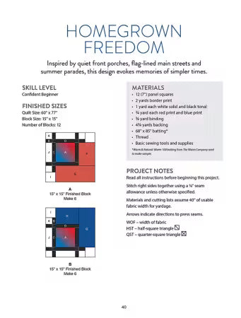 Building Quilts With Panels