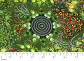 Bush Fruits Green Rayon