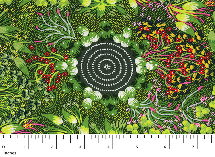 Bush Fruits Green Rayon