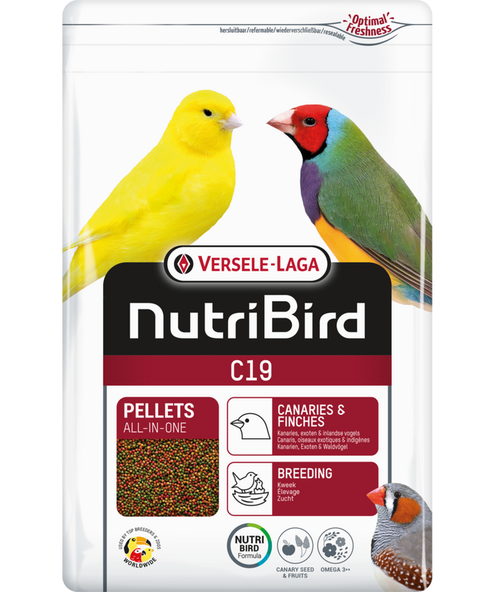 Breeding food for canaries, tropical and European finches