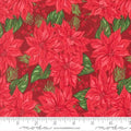 Cardinal Vintage Poinsettia Flowers- Holiday Cheer