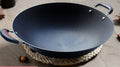 Cast Iron With Double Ears, Round Bottom Flat-bottomed Iron Pan