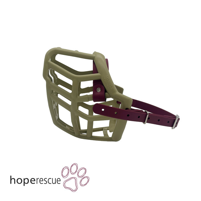 Charity Colour Muzzle – Hope Rescue - Ready to Ship