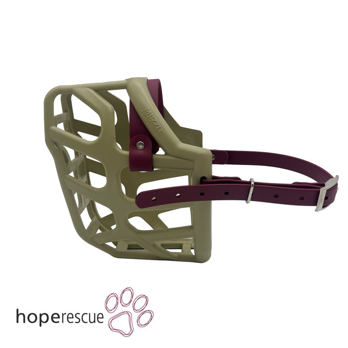 Charity Colour Muzzle – Hope Rescue - Ready to Ship