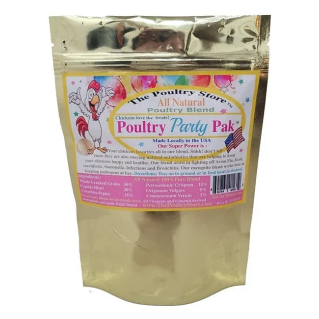 Chick-N-Party Pak Chicken Feed – Large | Nutrient-Rich Treat Blend for Chickens, Ducks, Geese & Turkeys