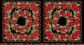 Christmas Wish Panel- Black/Gold