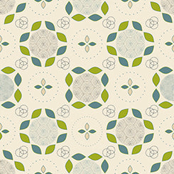 Cream Geo Floral- Renewal of Hope