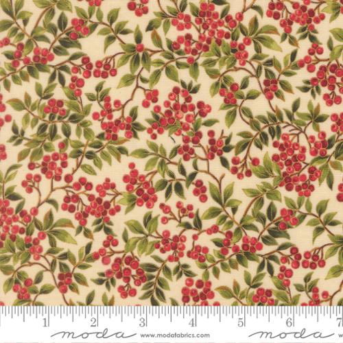 Cream Hollyberry Christmas Berries- Merry Manor