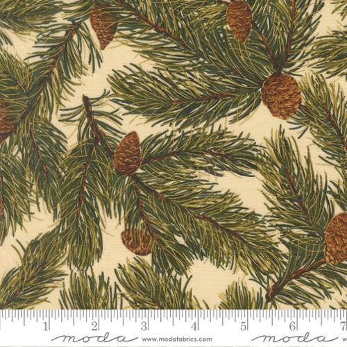 Cream Pine Christmas Pine Cones- Merry Manor