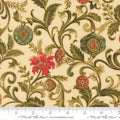 Cream Twinkling Vine Florals Ornaments- Merry Manor