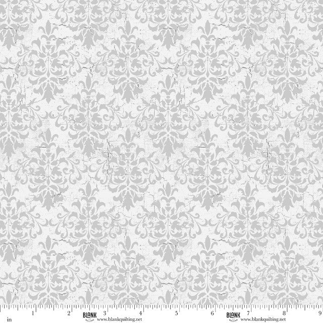 Damask Silver- Silent Night