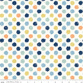 Dots Multi Flannel- I Love You to the Moon