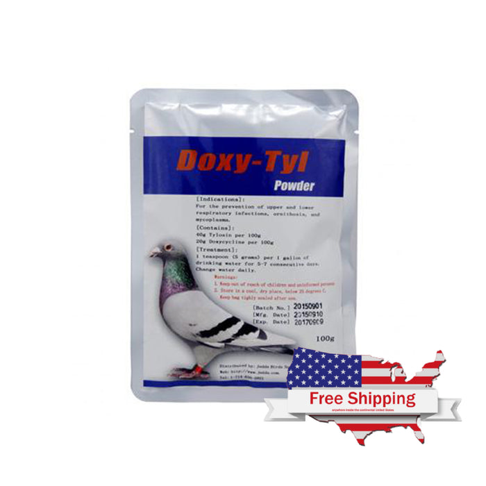 Doxy-Tyl Powder for Ornithosis/Psittacosis in Birds