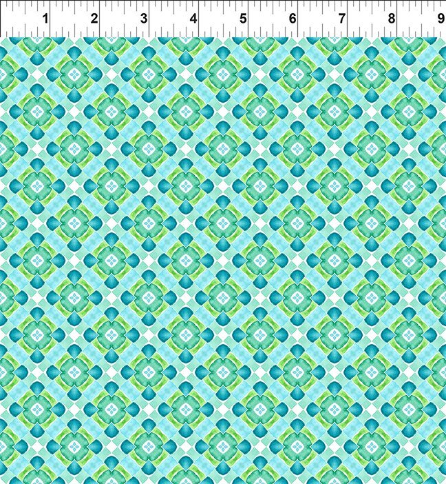 Dragon Friends- Geo 5- Teal