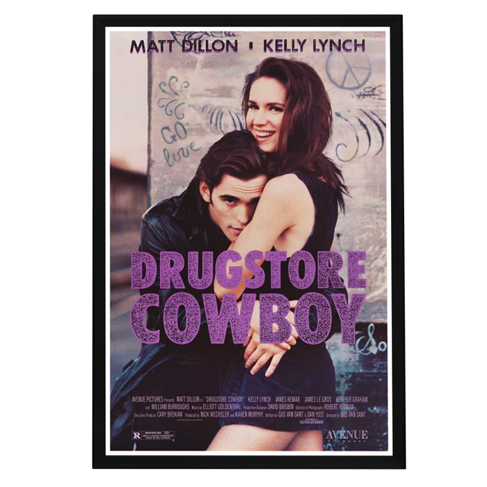 "Drugstore Cowboy" (1989) Framed Movie Poster