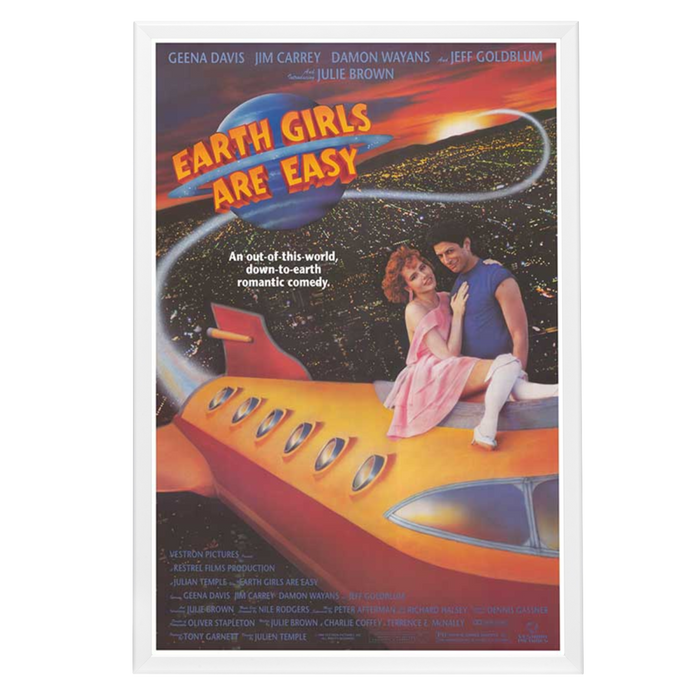 "Earth Girls Are Easy" (1988) Framed Movie Poster